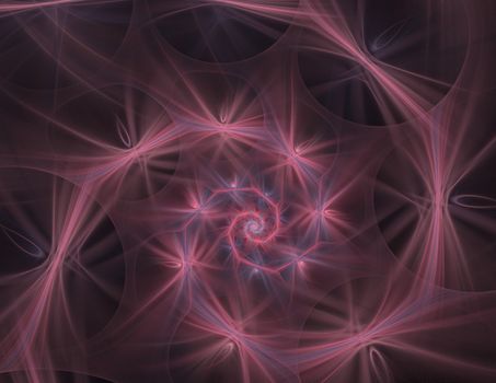 Great spiral abstract fractal magenta background center