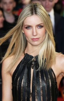 UK, London: British actress Annabelle Wallis poses on the red carpet as after arriving to attend the World Premiere of the film Grimsby, in London on February 22, 2016. 