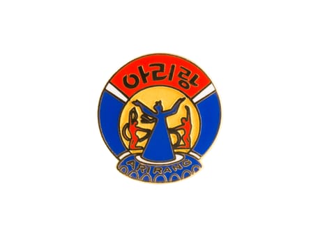 Arirang icon on white background, North Korea