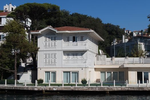 Buildings in Bosphorus Strait, Istanbul City, Turkey