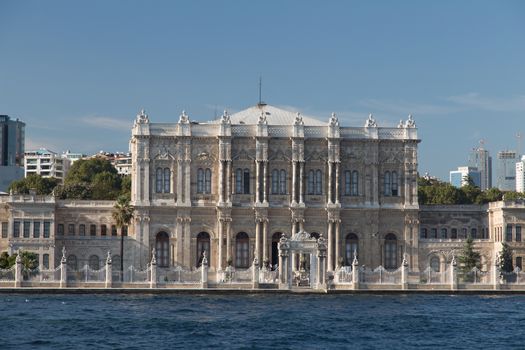 Dolmabahce Palace in Besiktas, Istanbul City, Turkey