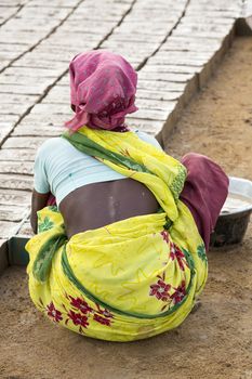 India, Tamil Nadu, Pondicherry aera. Rural life in small villages, poverty