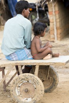 India, Tamil Nadu, Pondicherry aera. Rural life in small villages, poverty