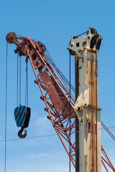 An hoist on top industry place .