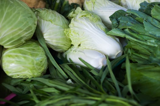 An Vegetables group in market place .