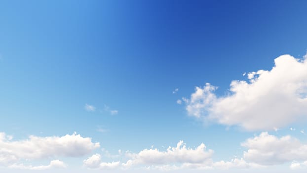 Cloudy blue sky abstract background, blue sky background with tiny clouds, 3d illustration