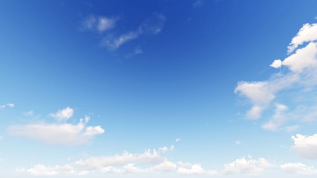 Cloudy blue sky abstract background, blue sky background with tiny clouds, 3d illustration