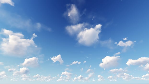 Cloudy blue sky abstract background, blue sky background with tiny clouds, 3d illustration