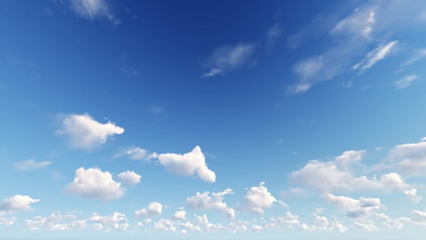 Cloudy blue sky abstract background, blue sky background with tiny clouds, 3d illustration