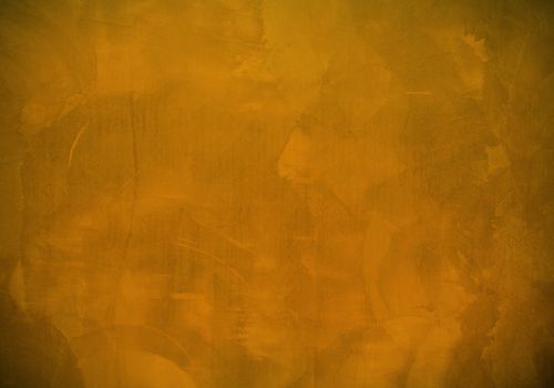 Orange plaster wall surface