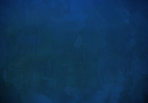 Blue plaster wall surface