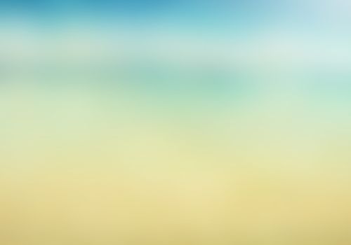 Blurred nature background. Background with beaches, turquoise waters and white clouds, and a bright sun light. Summer holiday concept.