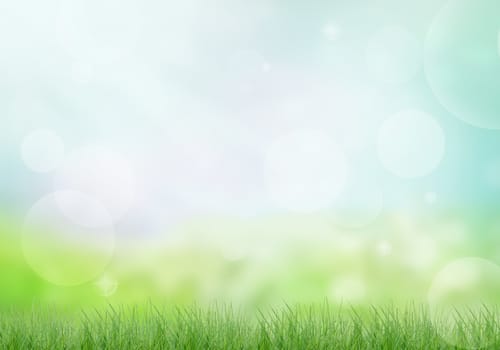 Abstract of bokeh and natural light of the summer season.