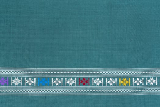 Thailand silk production of crafts in beautiful patterns