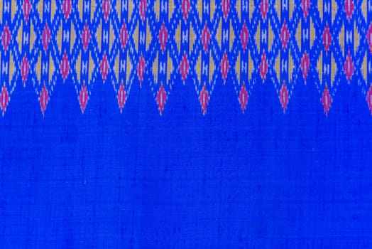 Thailand silk production of crafts in beautiful patterns