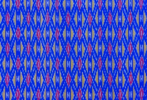 Thailand silk production of crafts in beautiful patterns