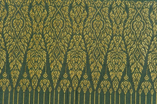 Thailand silk production of crafts in beautiful patterns