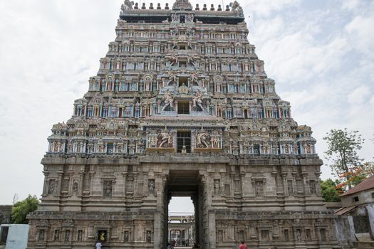 Architecture at finest in the Chidambaram temple South India