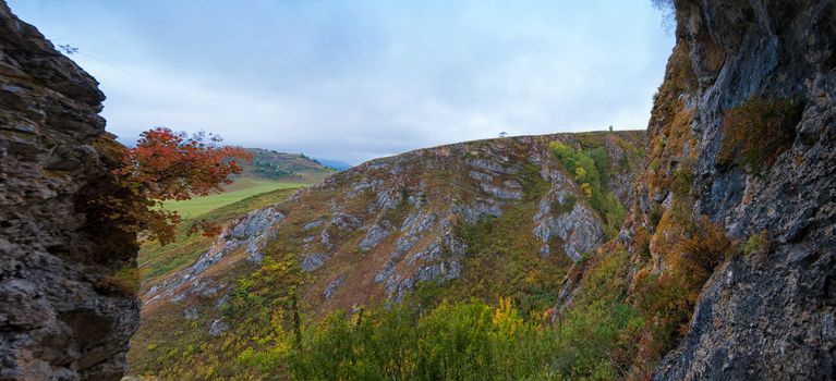 mountains in beauty autumn day