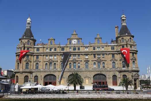 Haydarpasa Train Station in Istanbul City, Turkey