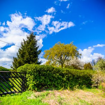 blue sky, natural clouds, nature series