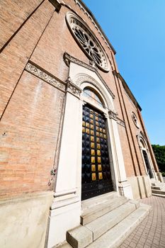 building old architecture in italy europe milan religion      and sunlight