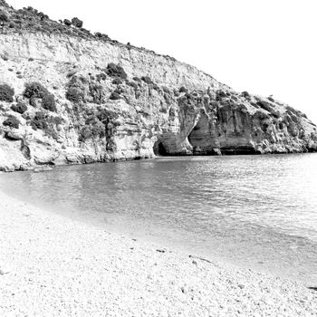  in thurkey antalya lycia way water rocks and sky near the nature