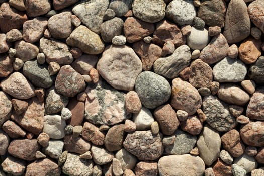 dry colourful stones,little and big as background