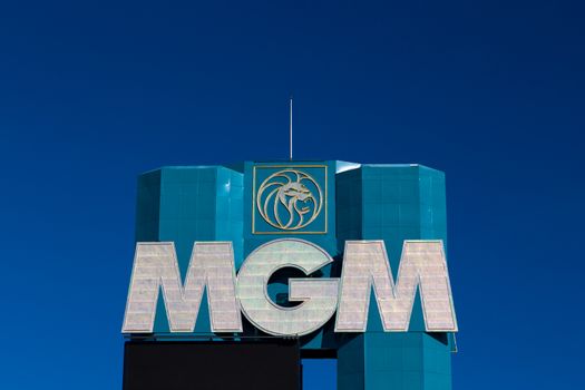 LAS VEGAS, NV/USA - FEBRUARY 15, 2016:MGM Grand Las Vegas Hotel and Casino. The MGM Grand Las Vegas is a hotel casino located on the Las Vegas Strip.