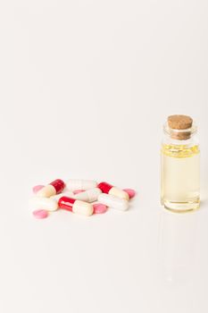 Alternative medicine herbal pills essential oil homeopathy