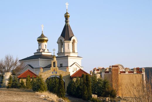Christian Orthodox church in Old Orhei, Moldova.