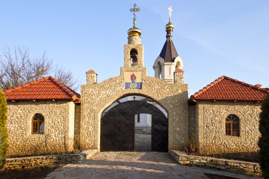 Christian Orthodox church in Old Orhei, Moldova.