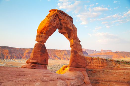 Delicate Arch at the Arches National park in Utah, USA