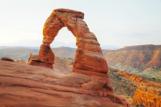 Delicate Arch at the Arches National park in Utah