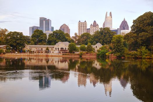 Midtown Atlanta, Georgia at the sunrise time