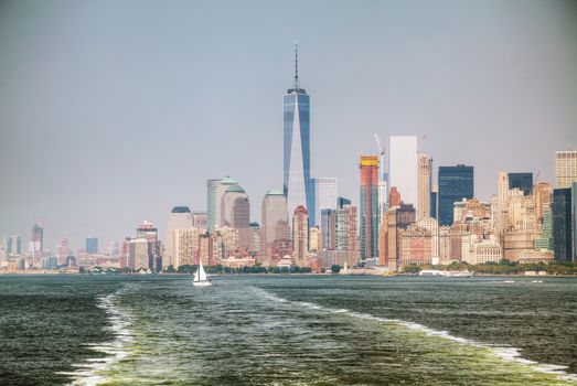 New York City cityscape on a sunny day