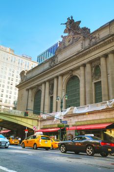 NEW YORK CITY - SEPTEMBER 05: Grand Central Terminal old entrance on September 5, 2015 in New York City.