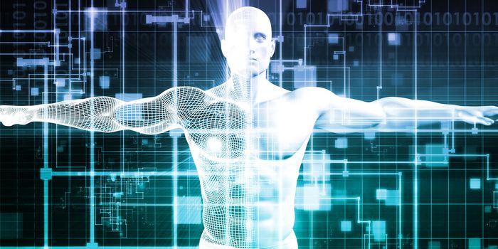 Concept for New Technology Corporate Business Development Art