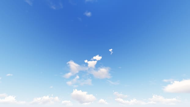 Cloudy blue sky abstract background, blue sky background with tiny clouds, 3d illustration