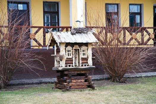 Beautiful building Orthodox monastery Hincu,Moldova.