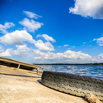 blue sky, natural clouds, nature series