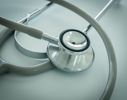 stethoscope on desk's doctor