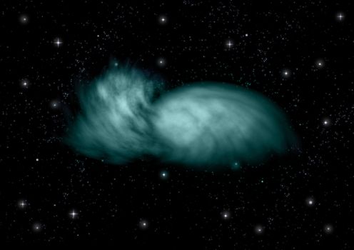 Small part of an infinite star field of space in the Universe. "Elements of this image furnished by NASA".