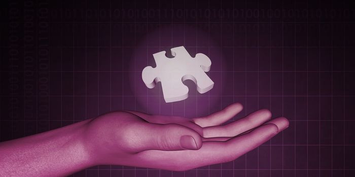 Business Services as a Technology Concept Art Abstract