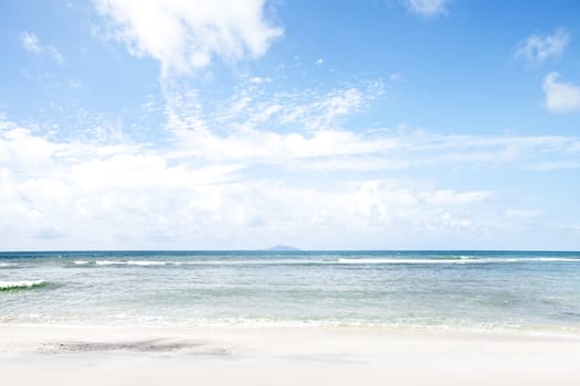 panorama  like View of nice tropical beach