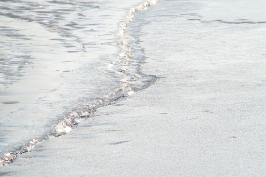 spring ice on the river to crack