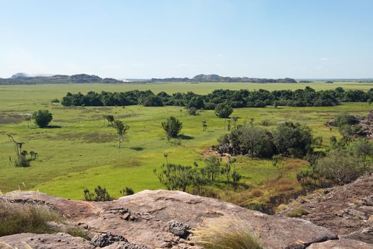 Landscape of the Kakadu National Park close to Ubirr, Australia