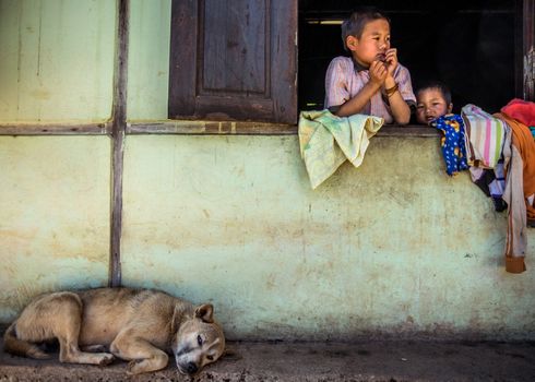 Portraits of the beautiful and friendly people of Myanmar.