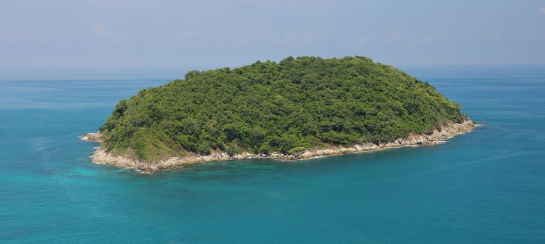 island in blue sea thailand