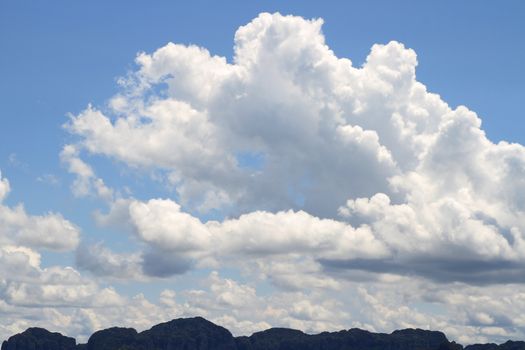 mountain and sky in thailand
